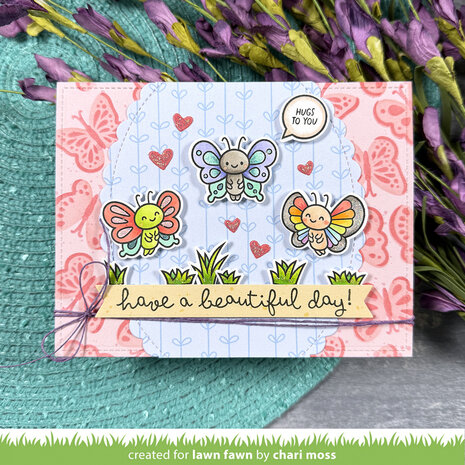 Lawn Fawn I Like Big Butterflies Clear Stamps (LF4024)