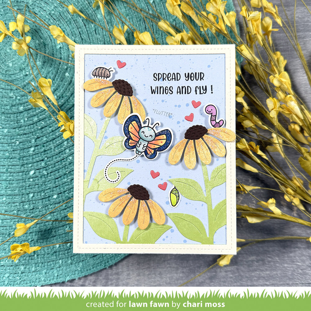 Lawn Fawn Henry's Build-A-Sentiment Butterfly Clear Stamps (LF4027) Lawn Fawn Henry's Build-A-Sentiment Butterfly Clear Stamps (LF4027)