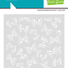 Lawn Fawn Butterfly Background Lawn Clippings Stencils (LF4053)