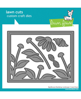 Lawn Fawn Big Blossom Backdrop Landscape Stand-Alone Lawn Cuts Dies (LF4052)