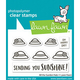 Lawn Fawn All The Garden Hats Clear Stamps (LF4034)
