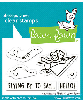 Lawn Fawn Have A Mice Flight Clear Stamps (LF4040)
