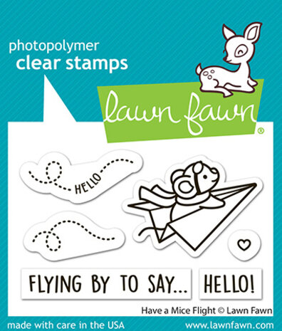 Lawn Fawn Have A Mice Flight Clear Stamps (LF4040) Lawn Fawn Have A Mice Flight Clear Stamps (LF4040)