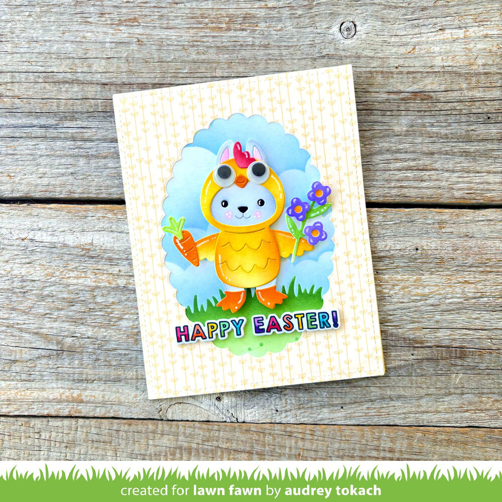 Lawn Fawn Build-A-Critter Spring Accessories Stand-Alone Lawn Cuts Dies (LF4045)