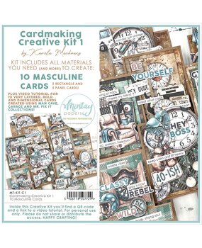 Mintay Creative Kit 1 Cardmaking 10 Masculine Cards (MT-KIT-C1)