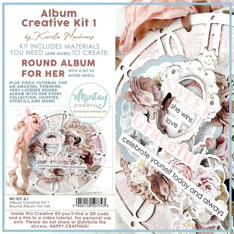 Mintay Creative Kit 1 Album Round Album For Her (MT-KIT-A1) Mintay Creative Kit 1 Album Round Album For Her (MT-KIT-A1)