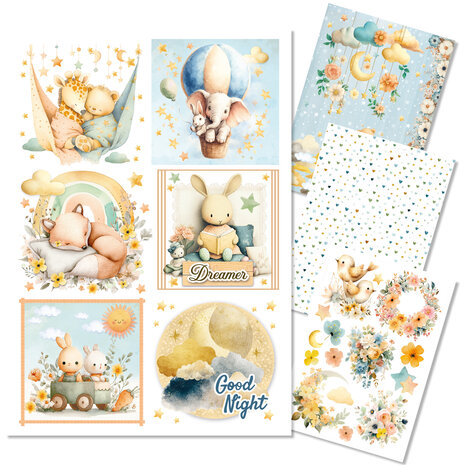 Ciao Bella Lunibloom A4 Rice Paper Mixed (4pcs) (CBRA009) Ciao Bella Lunibloom A4 Rice Paper Mixed (4pcs) (CBRA009)