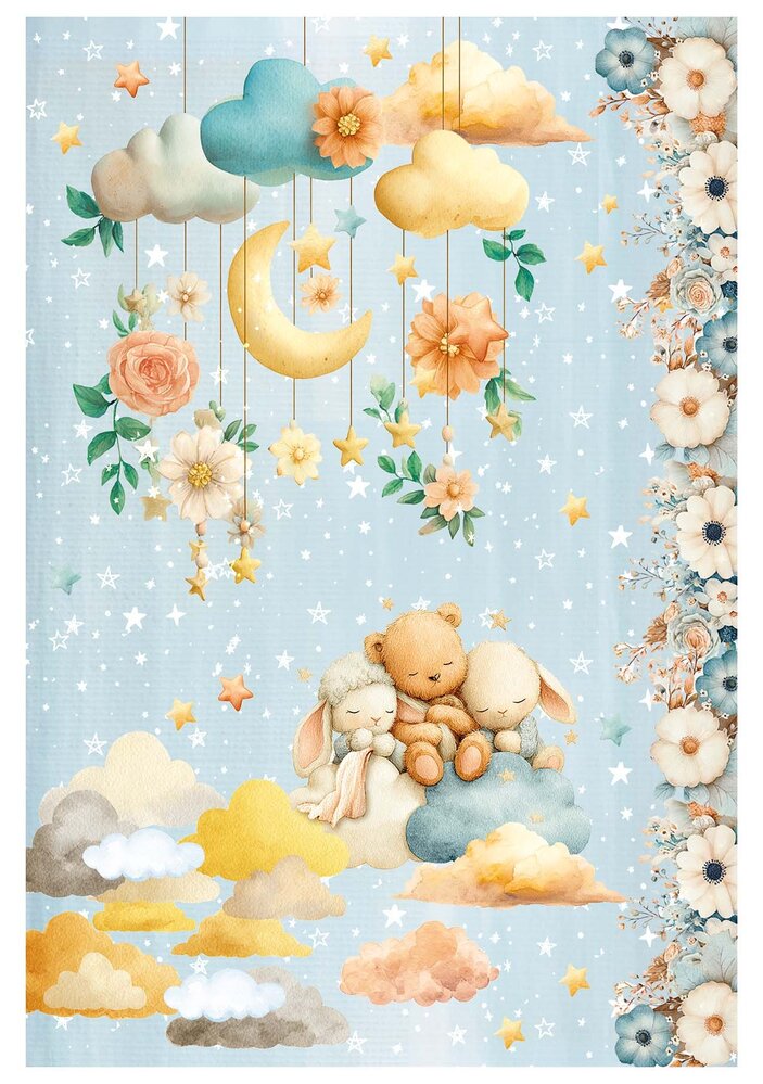 Ciao Bella Lunibloom A4 Rice Paper Mixed (4pcs) (CBRA009) Ciao Bella Lunibloom A4 Rice Paper Mixed (4pcs) (CBRA009)