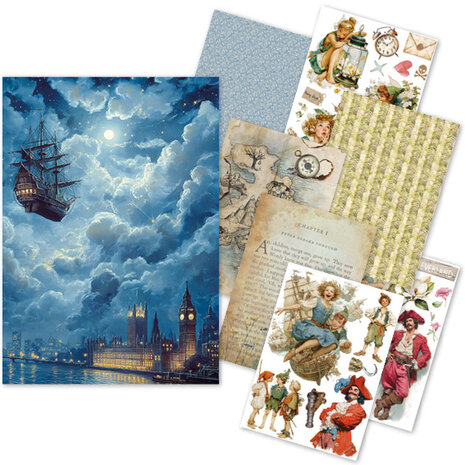 Ciao Bella Neverland A5 Rice Paper Mixed (8pcs) (CBRS032) Ciao Bella Neverland A5 Rice Paper Mixed (8pcs) (CBRS032)