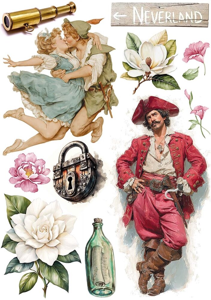 Ciao Bella Neverland A5 Rice Paper Mixed (8pcs) (CBRS032) Ciao Bella Neverland A5 Rice Paper Mixed (8pcs) (CBRS032)