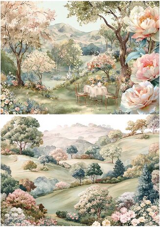 Ciao Bella Afternoon Tea A5 Rice Paper Mixed (8pcs) (CBRS031) Ciao Bella Afternoon Tea A5 Rice Paper Mixed (8pcs) (CBRS031)