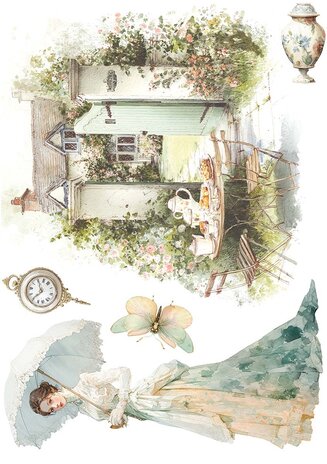 Ciao Bella Afternoon Tea A5 Rice Paper Mixed (8pcs) (CBRS031) Ciao Bella Afternoon Tea A5 Rice Paper Mixed (8pcs) (CBRS031)