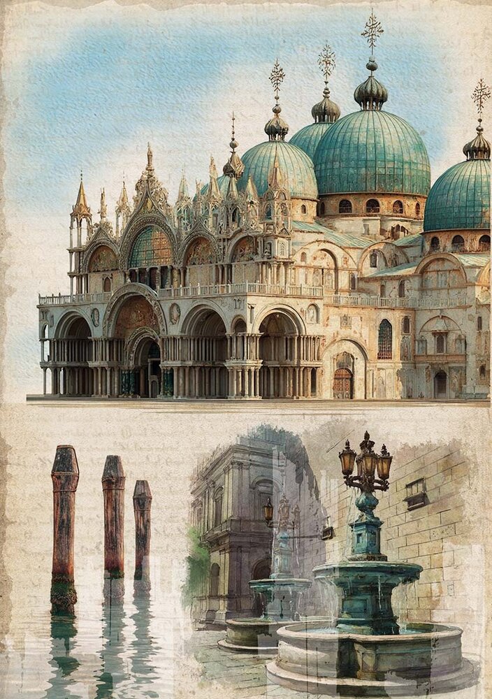 Ciao Bella A Walk in Venice A5 Rice Paper Mixed (8pcs) (CBRS034) Ciao Bella A Walk in Venice A5 Rice Paper Mixed (8pcs) (CBRS034)