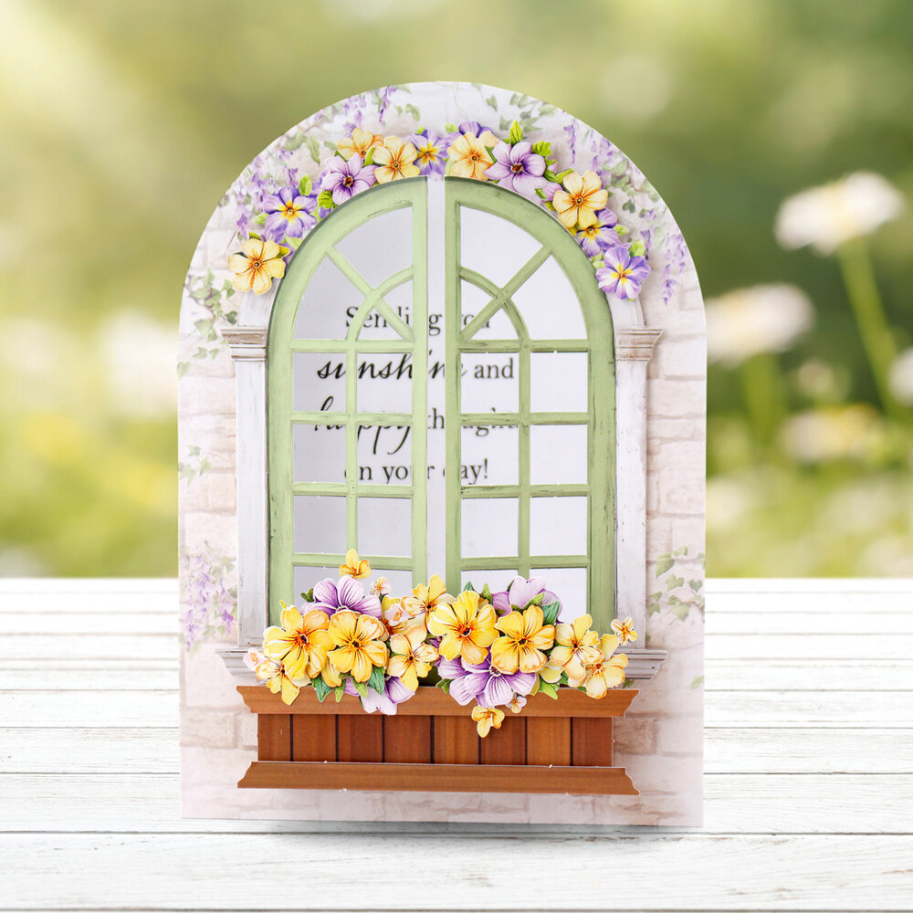 Katy Sue Designs Arched Floral Windows & Doors Card Making Kit (17-10102WIN) Katy Sue Designs Arched Floral Windows & Doors Card Making Kit (17-10102WIN)