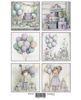 Reprint Birthday A4 Cutouts (KPA4119)