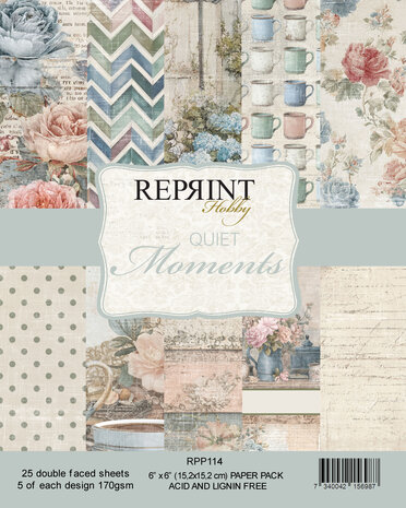 Reprint Quiet Moments 6x6 Inch Paper Pack (RPP114)
