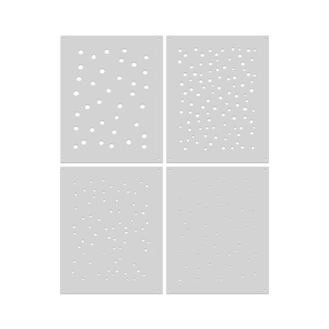 Hero Arts Eggstra Special Layering Stencil Set Confetti (SA322) Hero Arts Eggstra Special Layering Stencil Set Confetti (SA322)