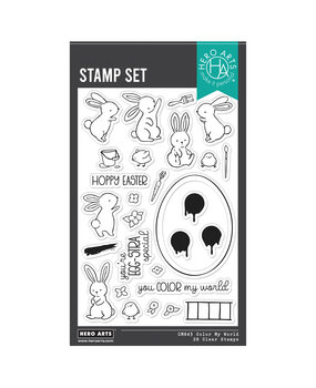 Hero Arts Eggstra Special Clear Stamp Set Color My World (CM843) Hero Arts Eggstra Special Clear Stamp Set Color My World (CM843)