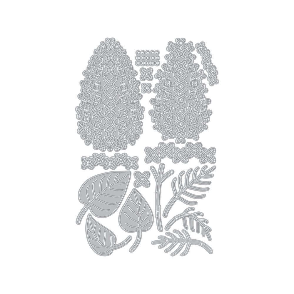 Hero Arts Spring Meadow Die Set Layered Lilac (DF283)