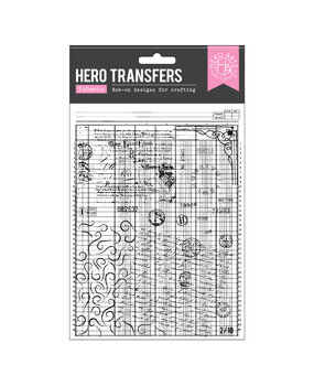 Hero Arts Spring Meadow Hero Transfers Grids & Icons Mixed Media (RT141)