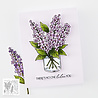 Hero Arts Spring Meadow Stamp & Cut Set No One Lilac You (DC344)