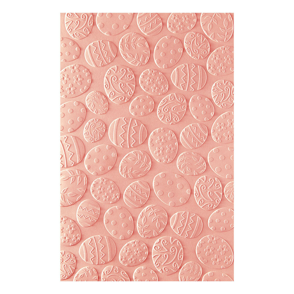Spellbinders Happy Spring 3D Embossing Folder Ornate Eggs (E3D-169) Spellbinders Happy Spring 3D Embossing Folder Ornate Eggs (E3D-169)
