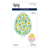 Spellbinders Happy Spring Etched Dies In Bloom Egg (S5-751)