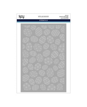 Spellbinders Happy Spring Stencils Layered Ornate Eggs (STN-124)
