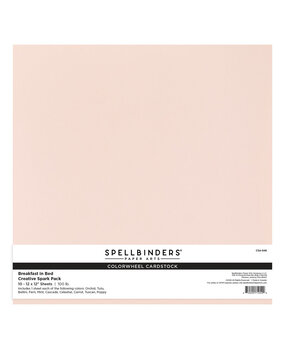 Spellbinders Breakfast in Bed 12x12 Inch ColorWheel Cardstock Creative Spark (10pcs) (CSA-046)