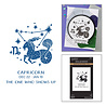 Spellbinders Block Print Zodiacs Registration Press + Foil Plate Capricorn (BPR-049)