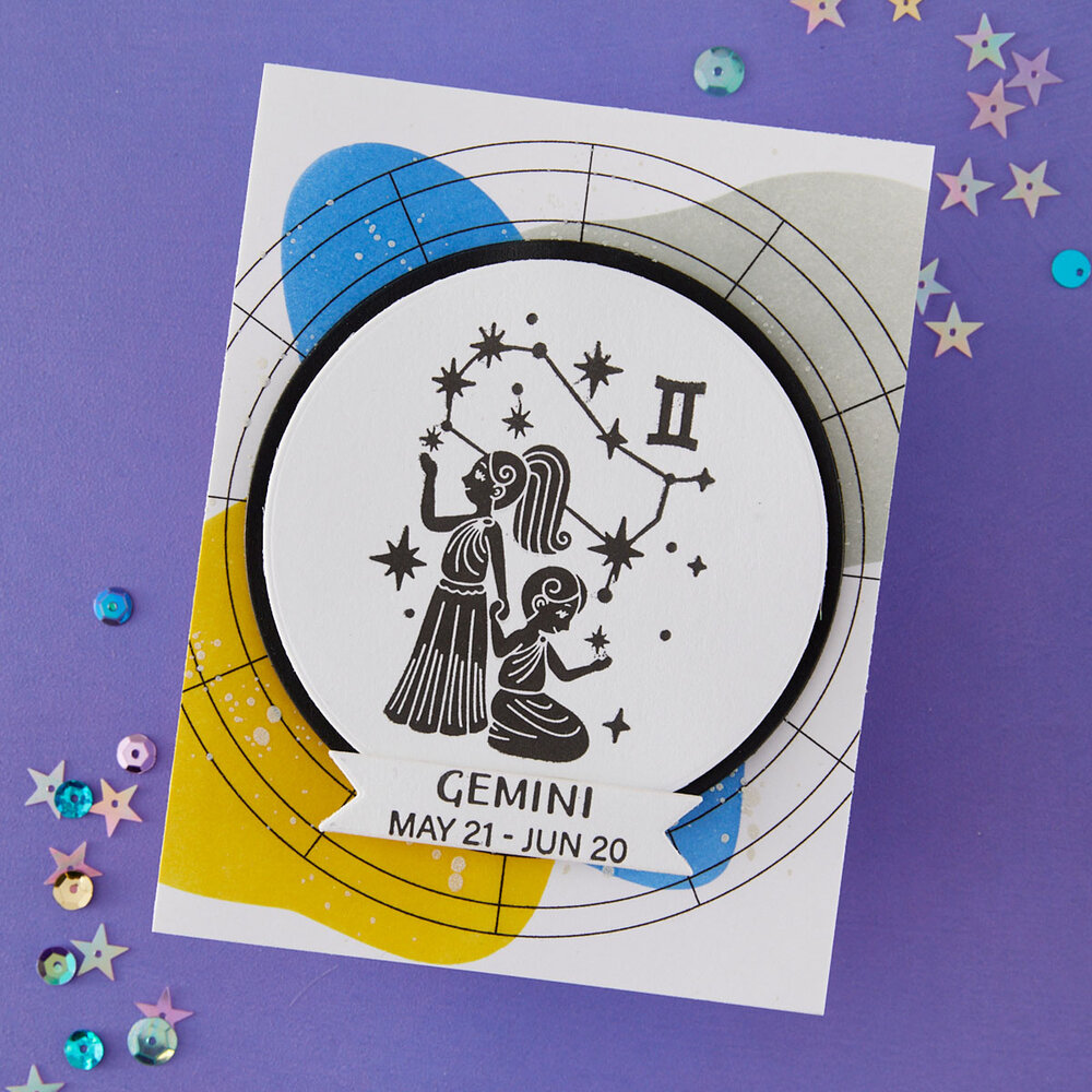 Spellbinders Block Print Zodiacs Registration Press + Foil Plate Gemini (BPR-042) Spellbinders Block Print Zodiacs Registration Press + Foil Plate Gemini (BPR-042)