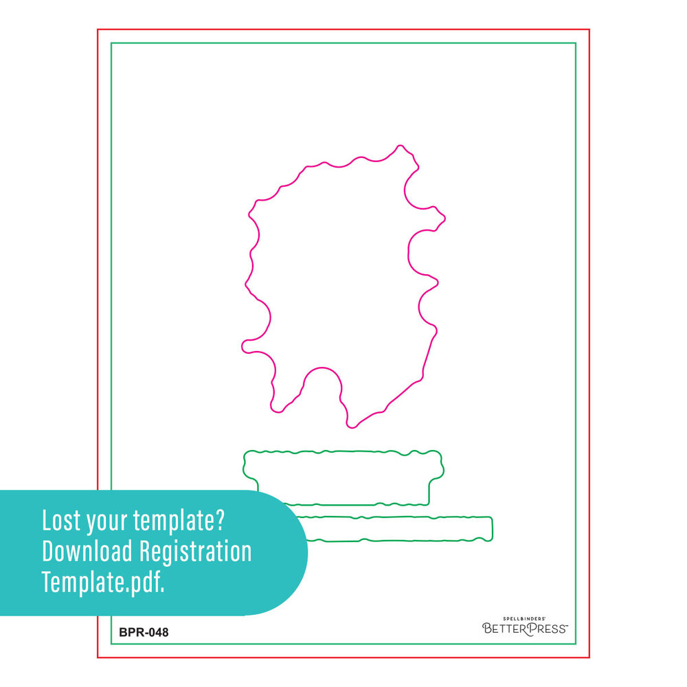 Spellbinders Block Print Zodiacs Registration Press + Foil Plate Sagittarius (BPR-048)