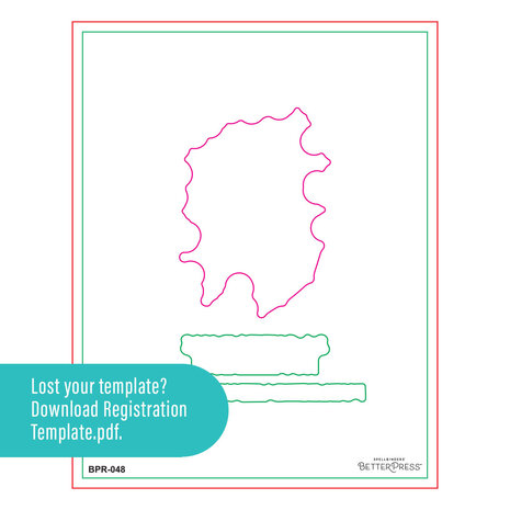 Spellbinders Block Print Zodiacs Registration Press + Foil Plate Sagittarius (BPR-048)