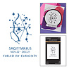 Spellbinders Block Print Zodiacs Registration Press + Foil Plate Sagittarius (BPR-048)