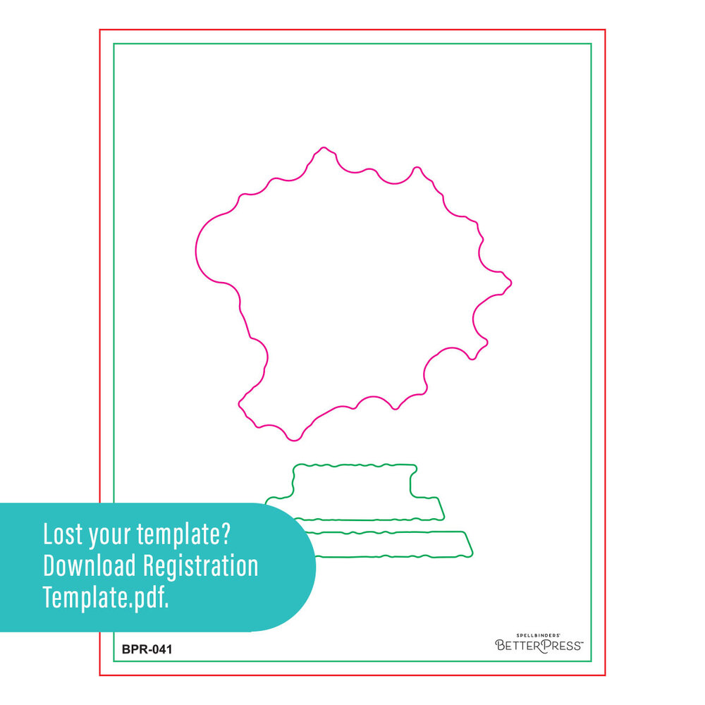 Spellbinders Block Print Zodiacs Registration Press + Foil Plate Taurus (BPR-041)