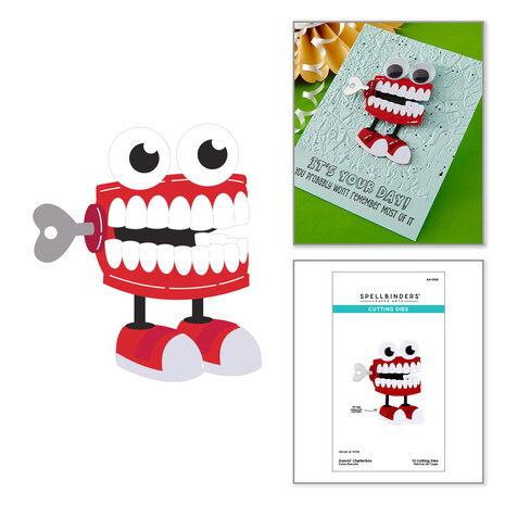 Spellbinders Aged to Perfection Etched Dies Dancin' Chatterbox (S4-1518)