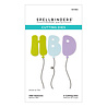 Spellbinders Aged to Perfection Etched Dies HBD Balloons (S3-562)