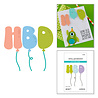 Spellbinders Aged to Perfection Etched Dies HBD Balloons (S3-562)