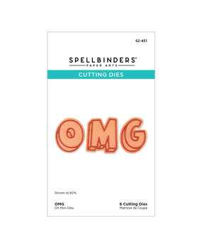 Spellbinders Aged to Perfection Etched Dies OMG (S2-451)