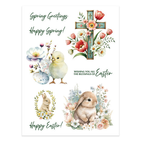Spellbinders Simply Made 2.0 Rub-On Sheets Spring Blessings (SCSR-008) Spellbinders Simply Made 2.0 Rub-On Sheets Spring Blessings (SCSR-008)