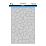 Spellbinders Sending Hugs Stencil Layered Puffy Hearts (STN-118)