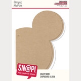 Simple Stories SN@P! Mini Chipboard Album Mouse Ear (13325)
