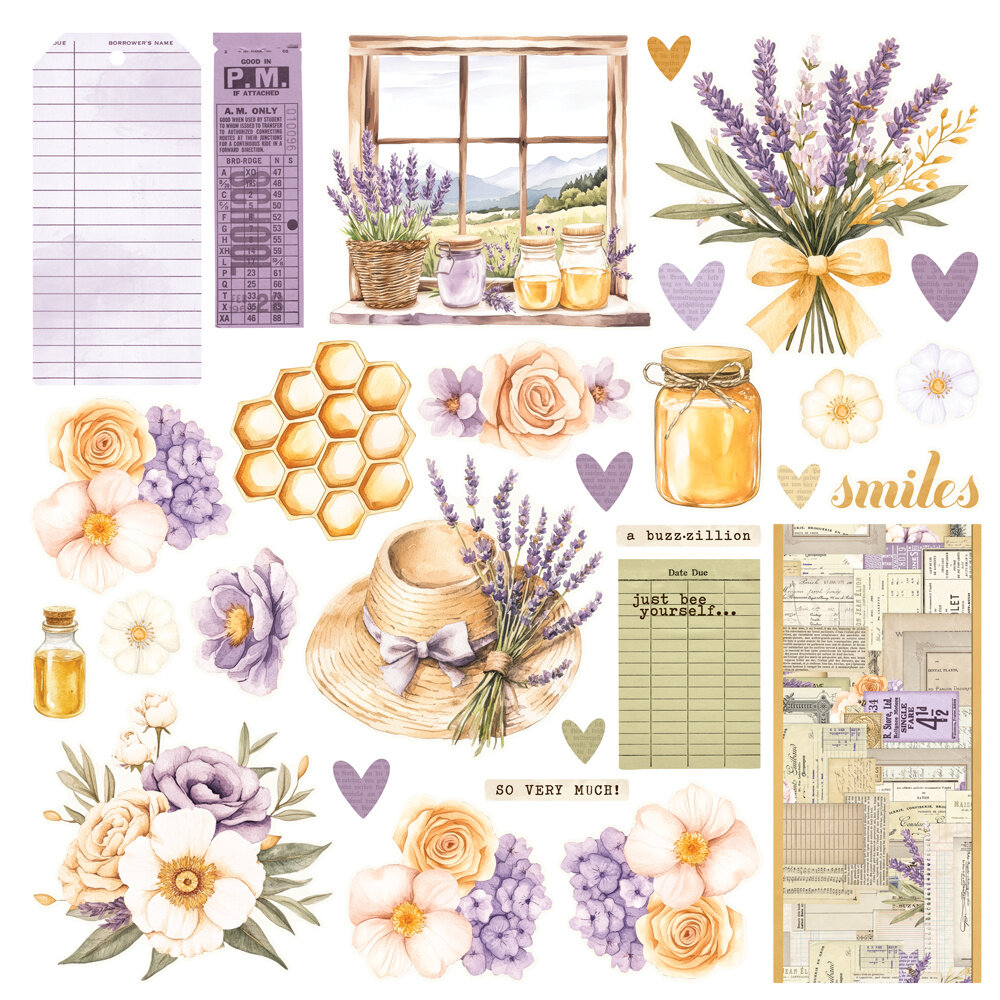 Simple Stories Simple Vintage Lavender Fields Simple Cards Kit (26434)