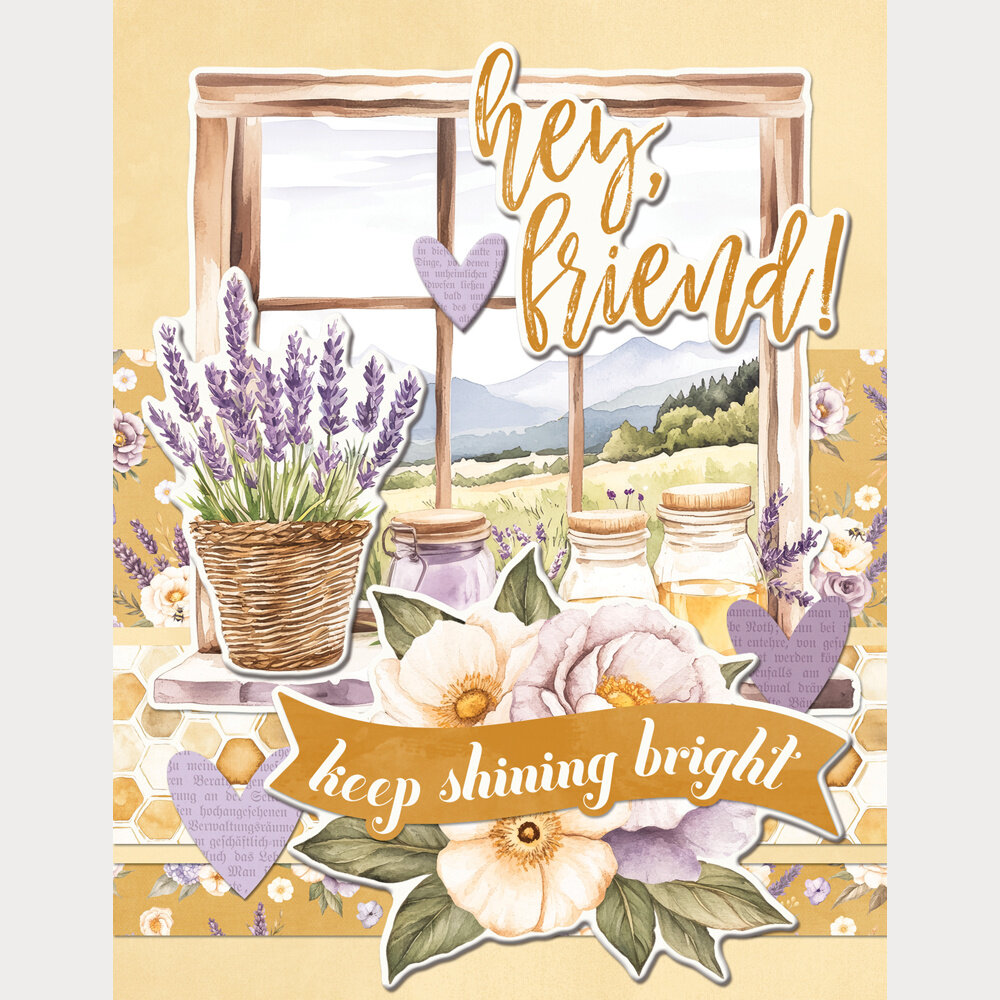 Simple Stories Simple Vintage Lavender Fields Simple Cards Kit (26434)