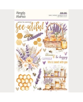 Simple Stories Simple Vintage Lavender Fields Rub Ons (26429)