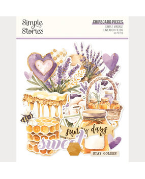 Simple Stories Simple Vintage Lavender Fields 12x12 Inch Chipboard (26425)