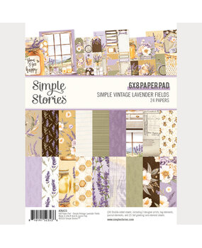 Simple Stories Simple Vintage Lavender Fields 6x8 Inch Paper Pad (26423)
