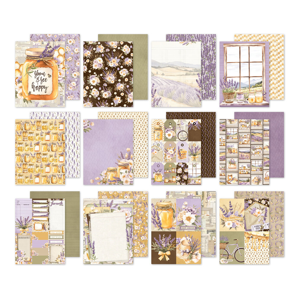 Simple Stories Simple Vintage Lavender Fields 6x8 Inch Paper Pad (26423) Simple Stories Simple Vintage Lavender Fields 6x8 Inch Paper Pad (26423)