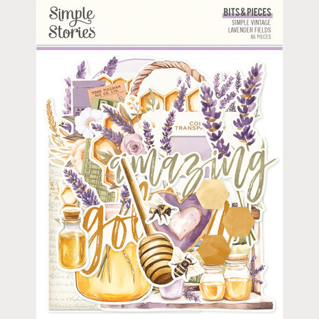 Simple Stories Simple Vintage Lavender Fields Bits & Pieces (26426)
