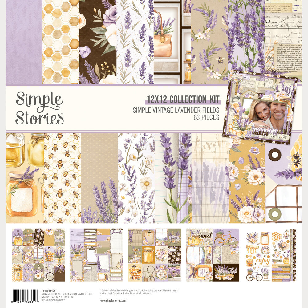 Simple Stories Simple Vintage Lavender Fields Collection Kit (26400) Simple Stories Simple Vintage Lavender Fields Collection Kit (26400)